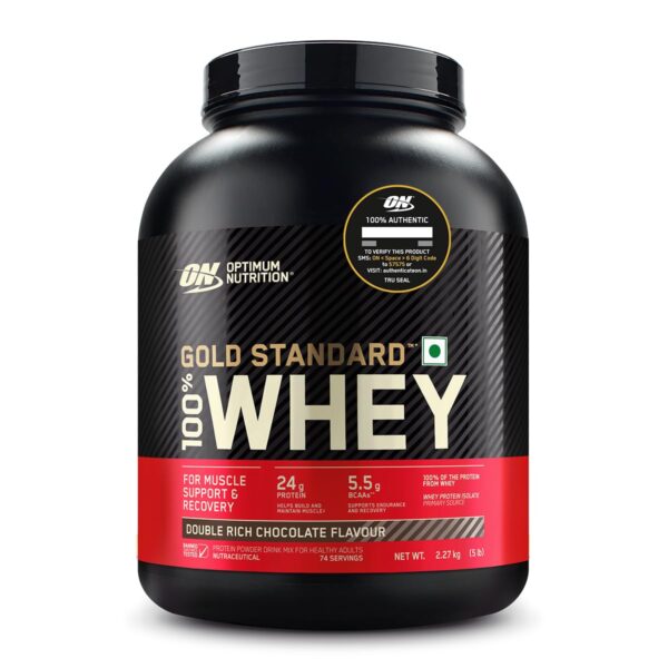 ON Gold Standard Whey Protein 5 lbs(Double Rich Chocolate)